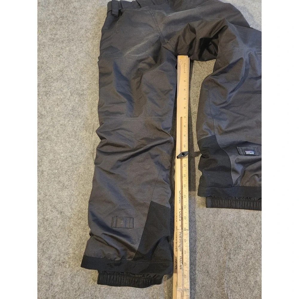 Patagonia Ski Pants Kids Size 7-8 Gray H2No Waterproof Insulated Snow STY68490
